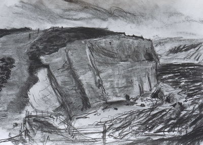 Jeremy,sales,art.charcoal,drawing,sussex,hope gap